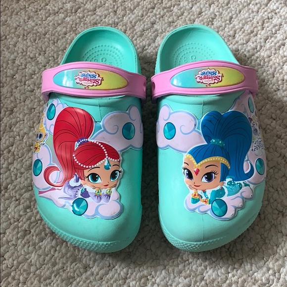 crocs shimmer and shine